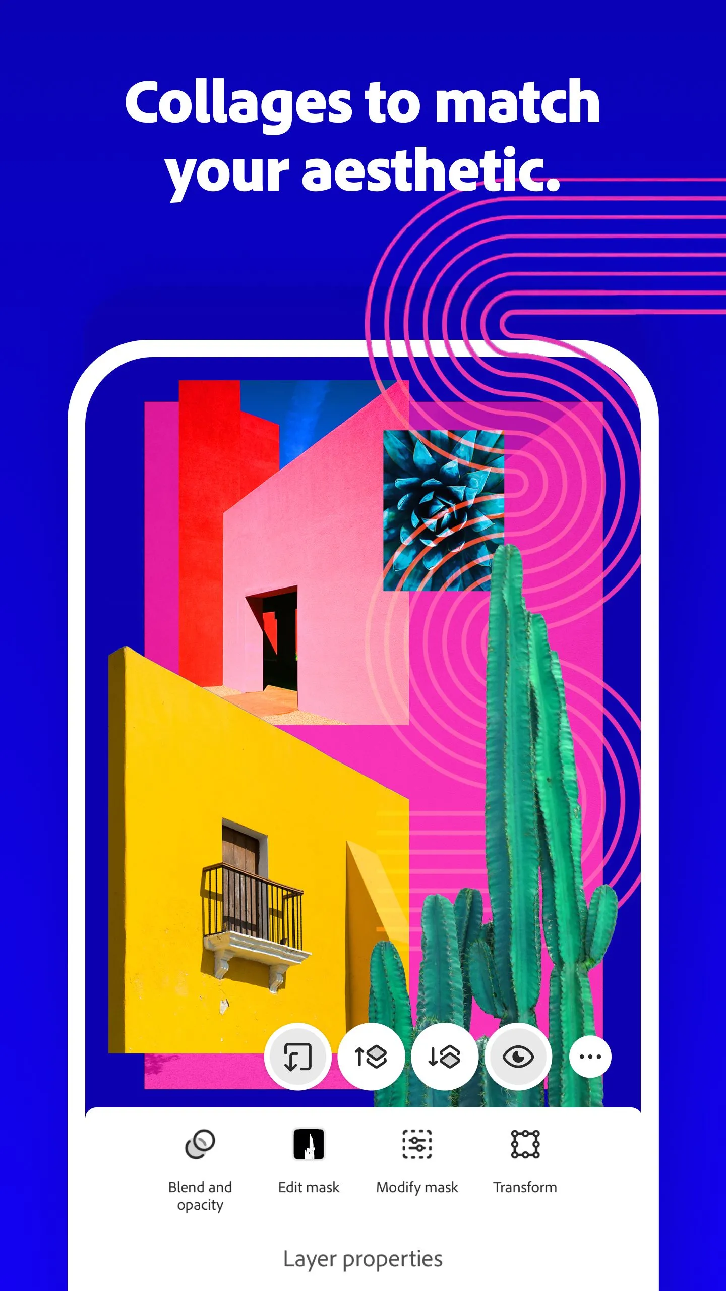 Ảnh ghép ví dụ về khả năng của Photoshop Mobile