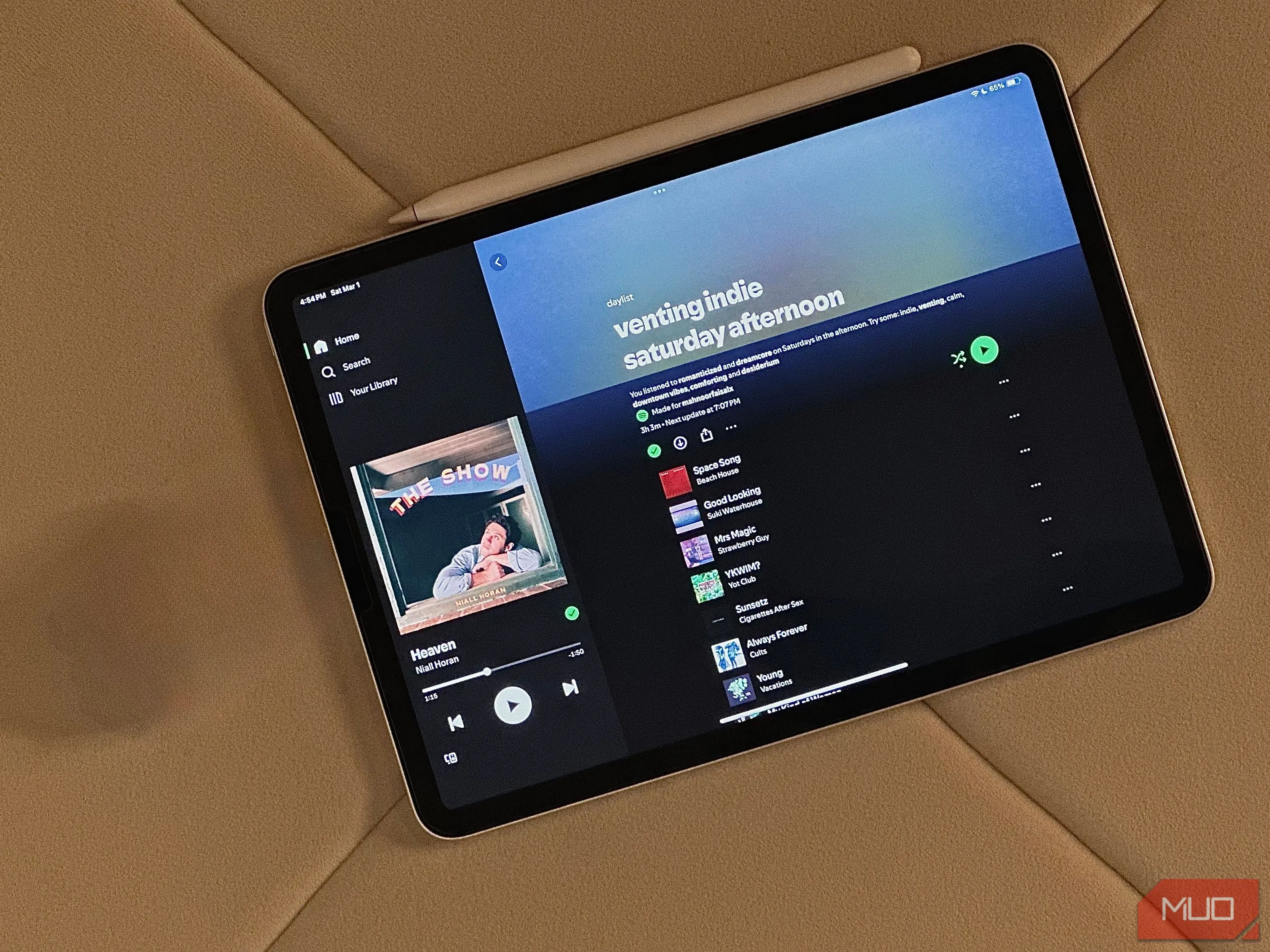 Ảnh iPad sau khi xóa túi AirPods bằng Apple Clean Up, minh họa kết quả chưa tối ưu