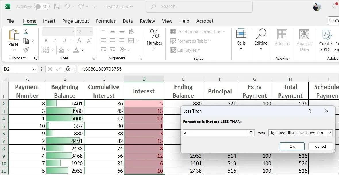 Áp dụng định dạng chuyên nghiệp cho dữ liệu trong Excel bằng phím tắt