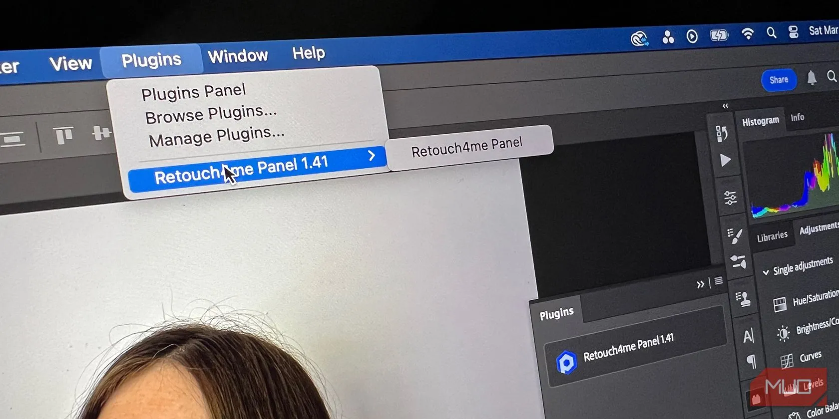 Bảng điều khiển các plugin mở rộng tính năng trong Adobe Photoshop