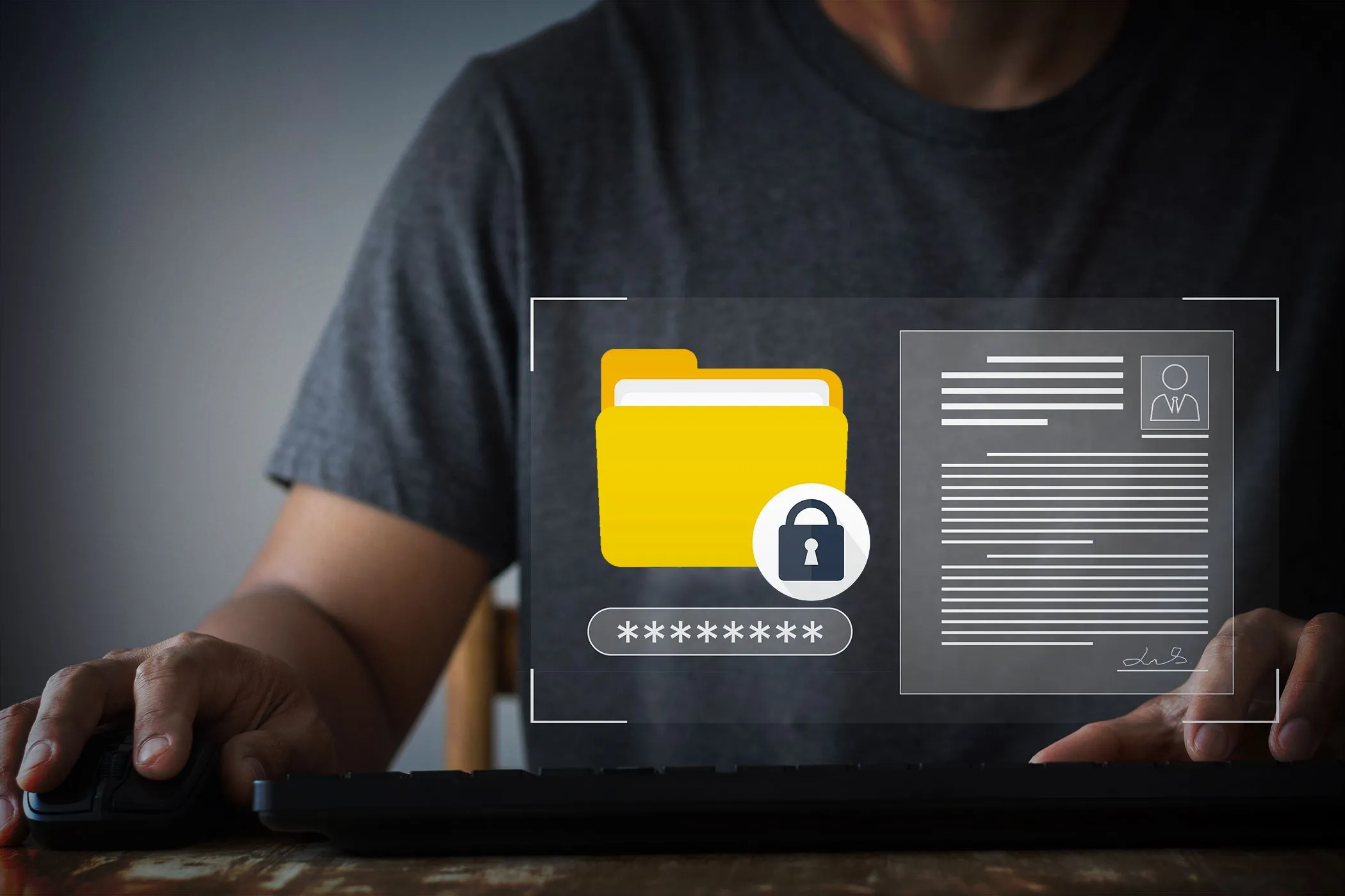 Biểu tượng thư mục bị khóa trên màn hình máy tính, tượng trưng cho nguy cơ bảo mật Windows 11 bị tấn công thông qua lỗ hổng DLL hijacking.