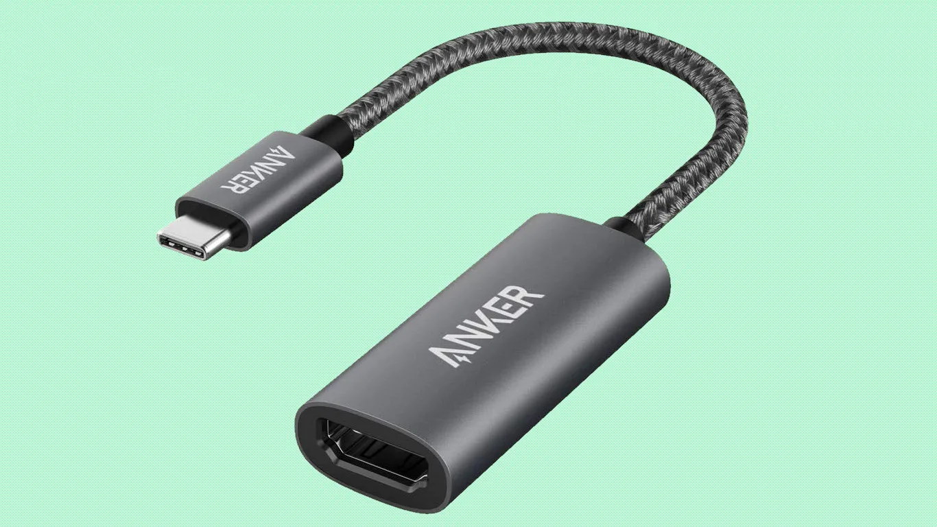 Bộ chuyển đổi USB-C sang HDMI Anker giúp kết nối điện thoại Android với TV