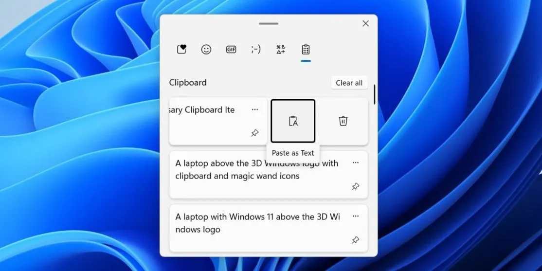 Cách dán văn bản không định dạng từ Clipboard Windows