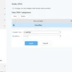 Cài đặt DNS Cloudflare trên giao diện router