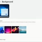 Cài đặt hình nền Windows 10 trên Windows 11 trong phần Cài đặt cá nhân hóa.