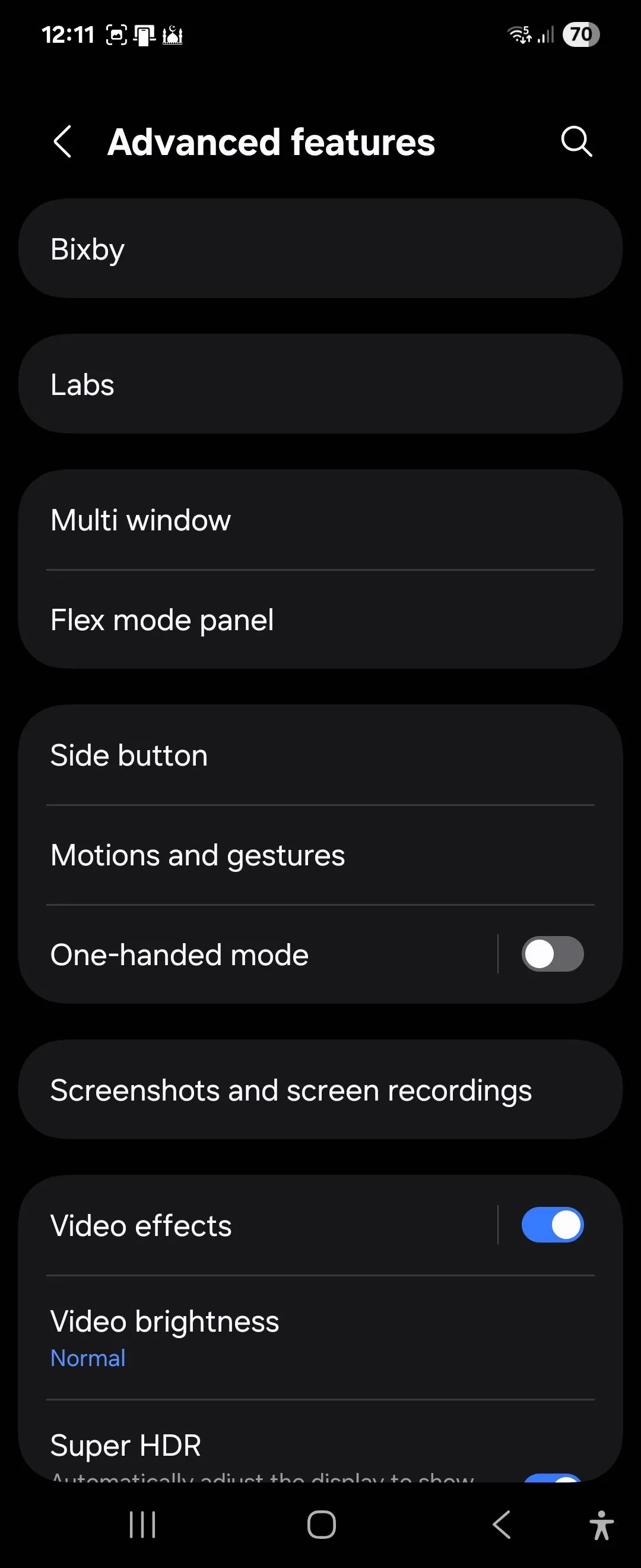 Cài đặt tính năng nâng cao (Labs) trên Samsung Galaxy Z Flip 6 One UI 7