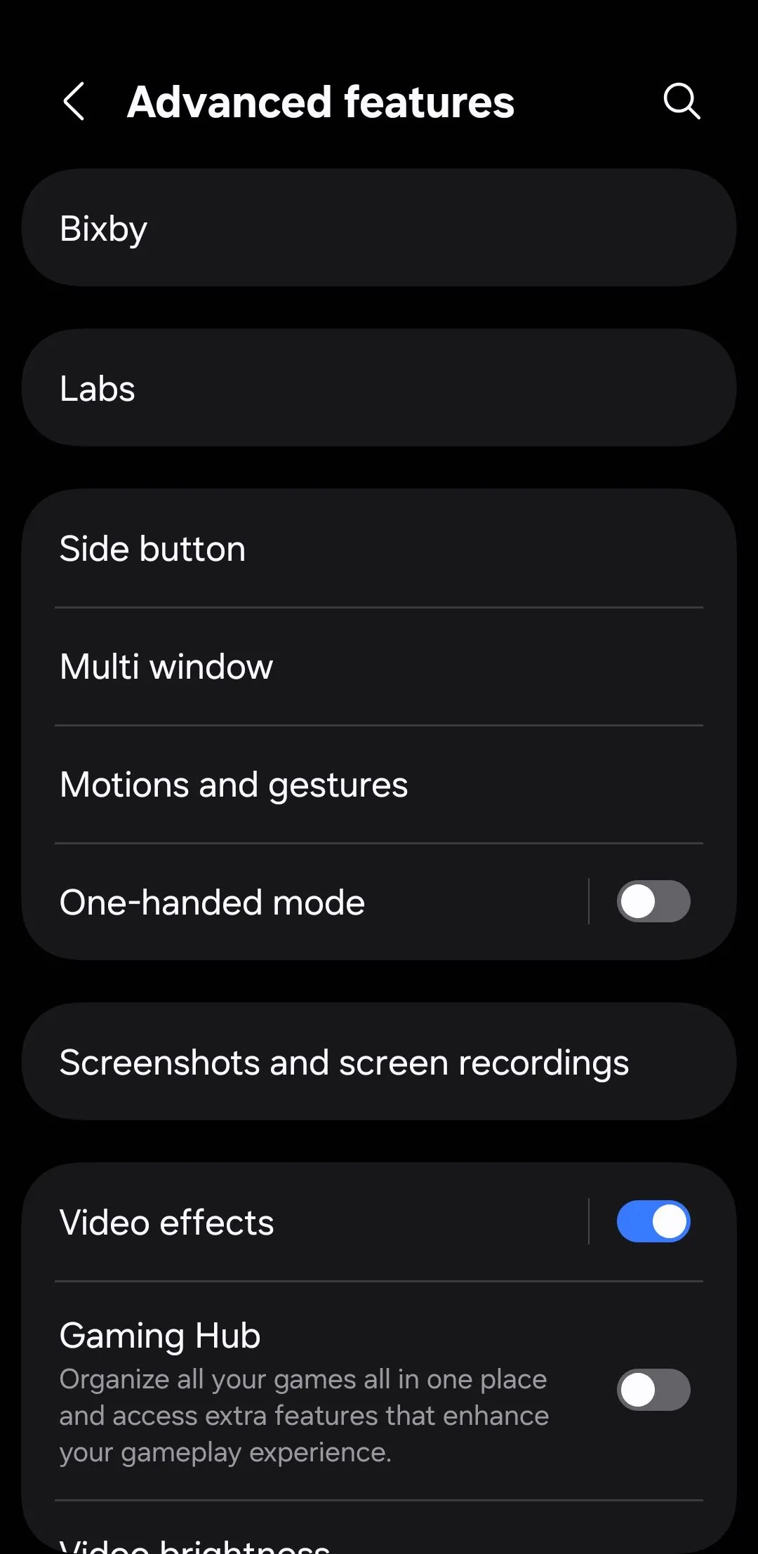 Cài đặt tính năng nâng cao trên điện thoại Android