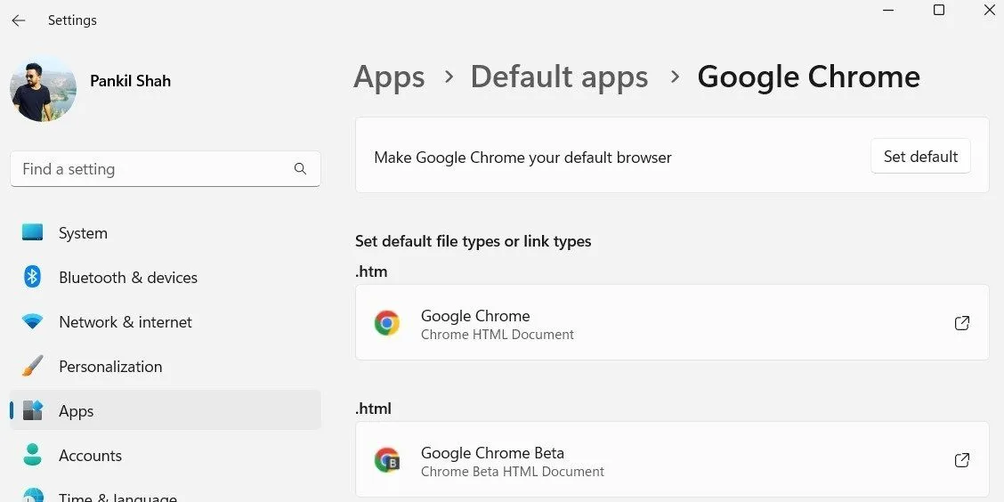 Cài đặt trình duyệt Google Chrome làm trình duyệt mặc định trên Windows 11 một cách dễ dàng