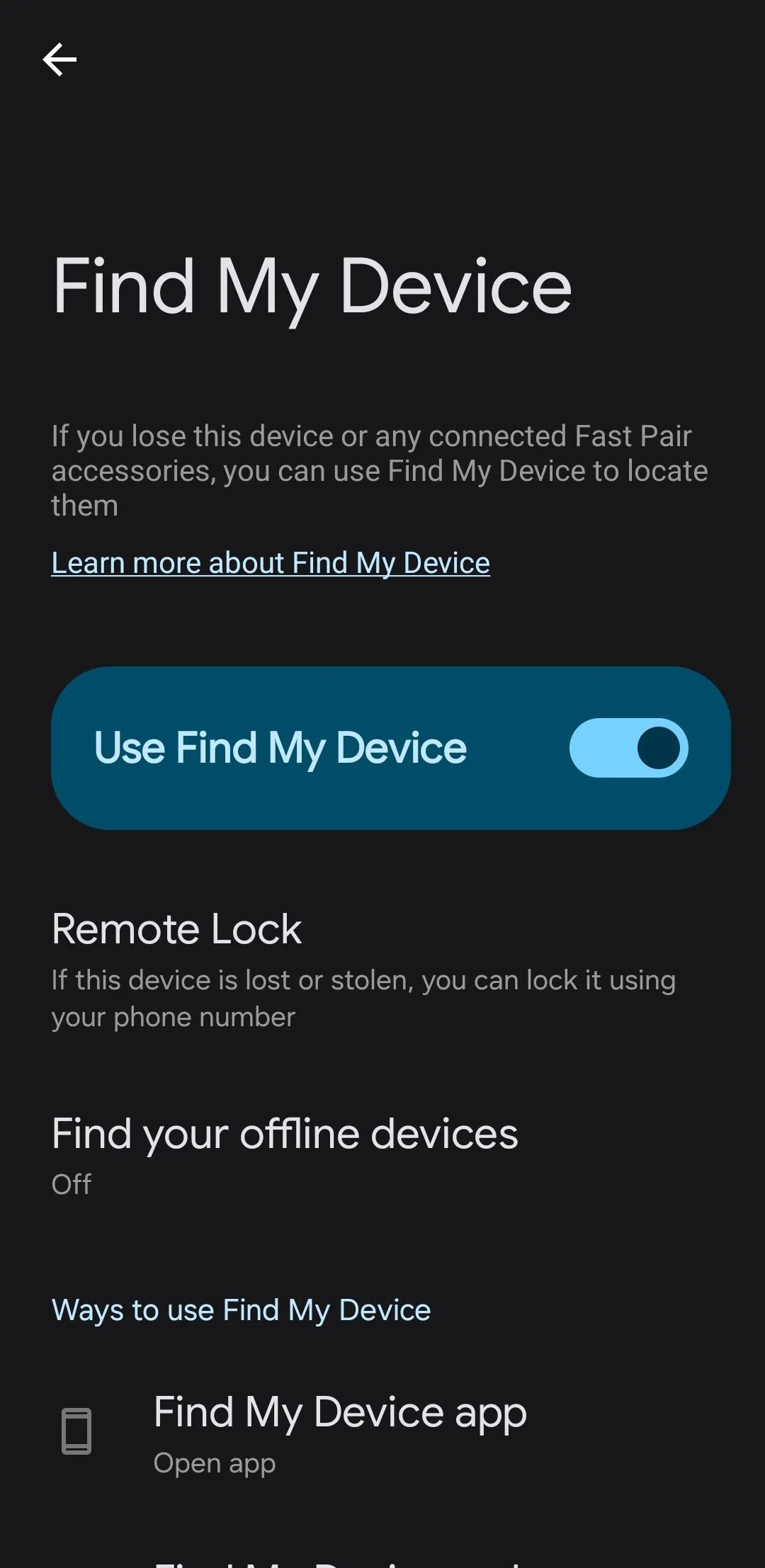 Cài đặt ứng dụng "Tìm thiết bị của tôi" trên điện thoại Android giúp định vị và bảo vệ điện thoại khi đi du lịch quốc tế.