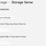 Cấu hình lịch trình dọn dẹp tự động cho Storage Sense trong cài đặt Windows