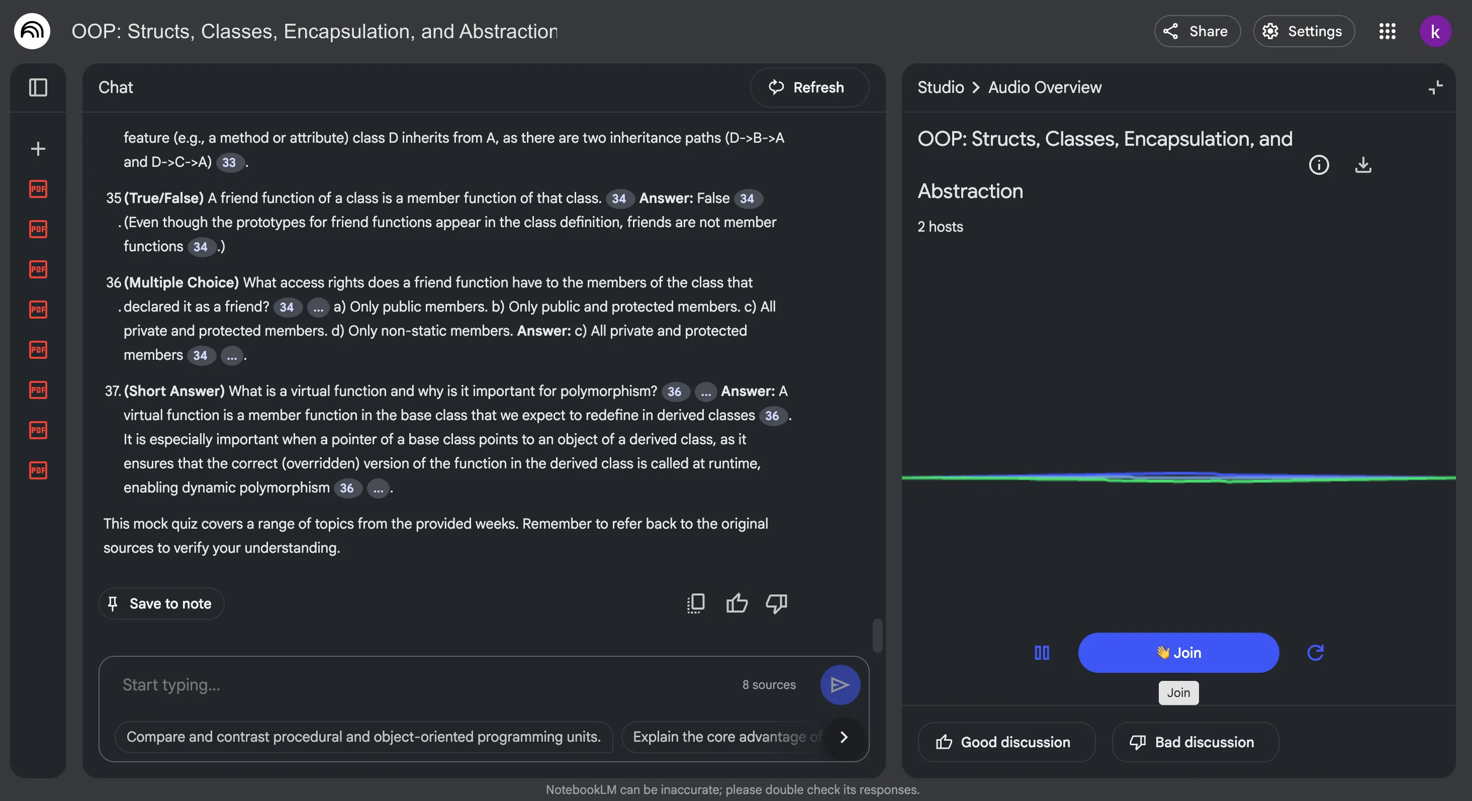 Chế độ tương tác của NotebookLM cho phép hỏi đáp trực tiếp trong podcast AI