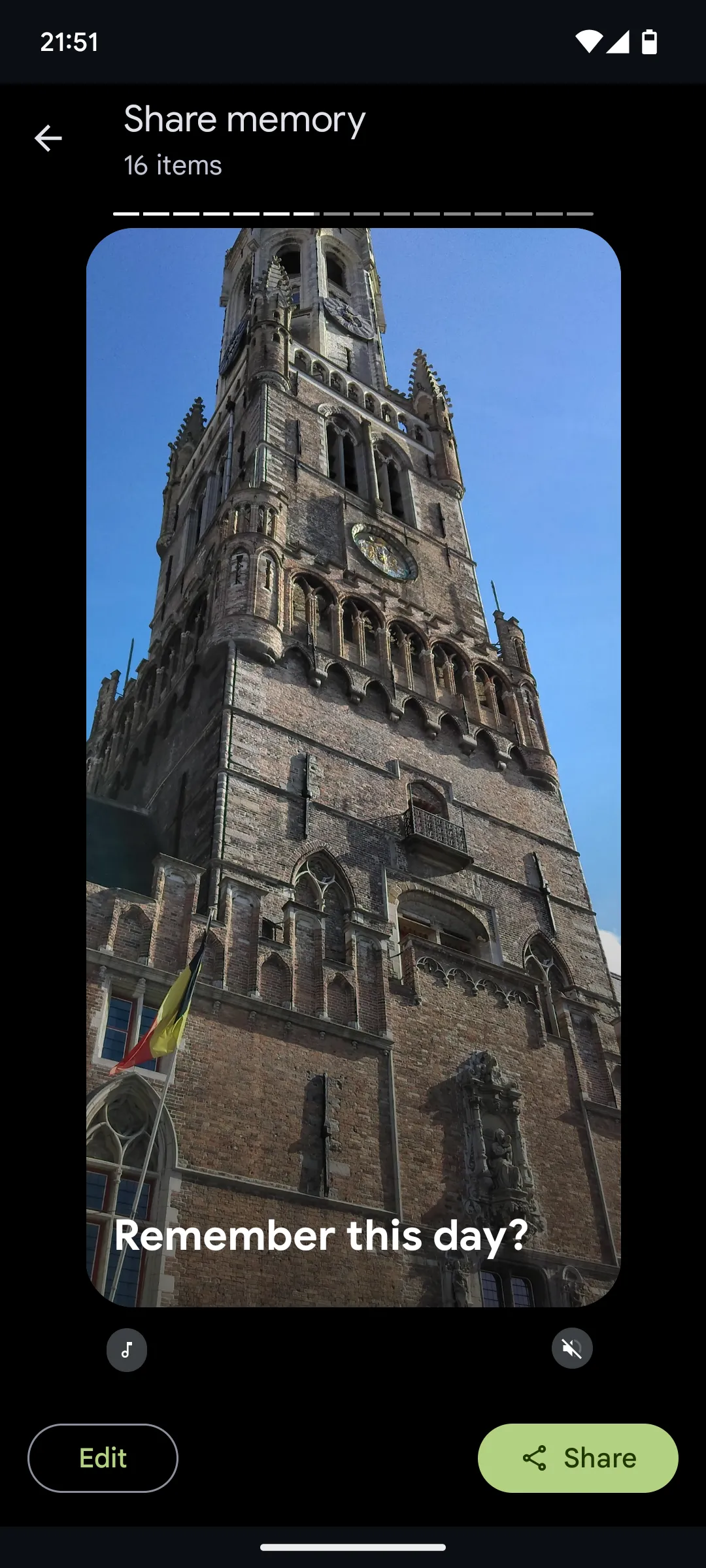 Chia sẻ Kỷ niệm Google Photos dưới dạng tệp video