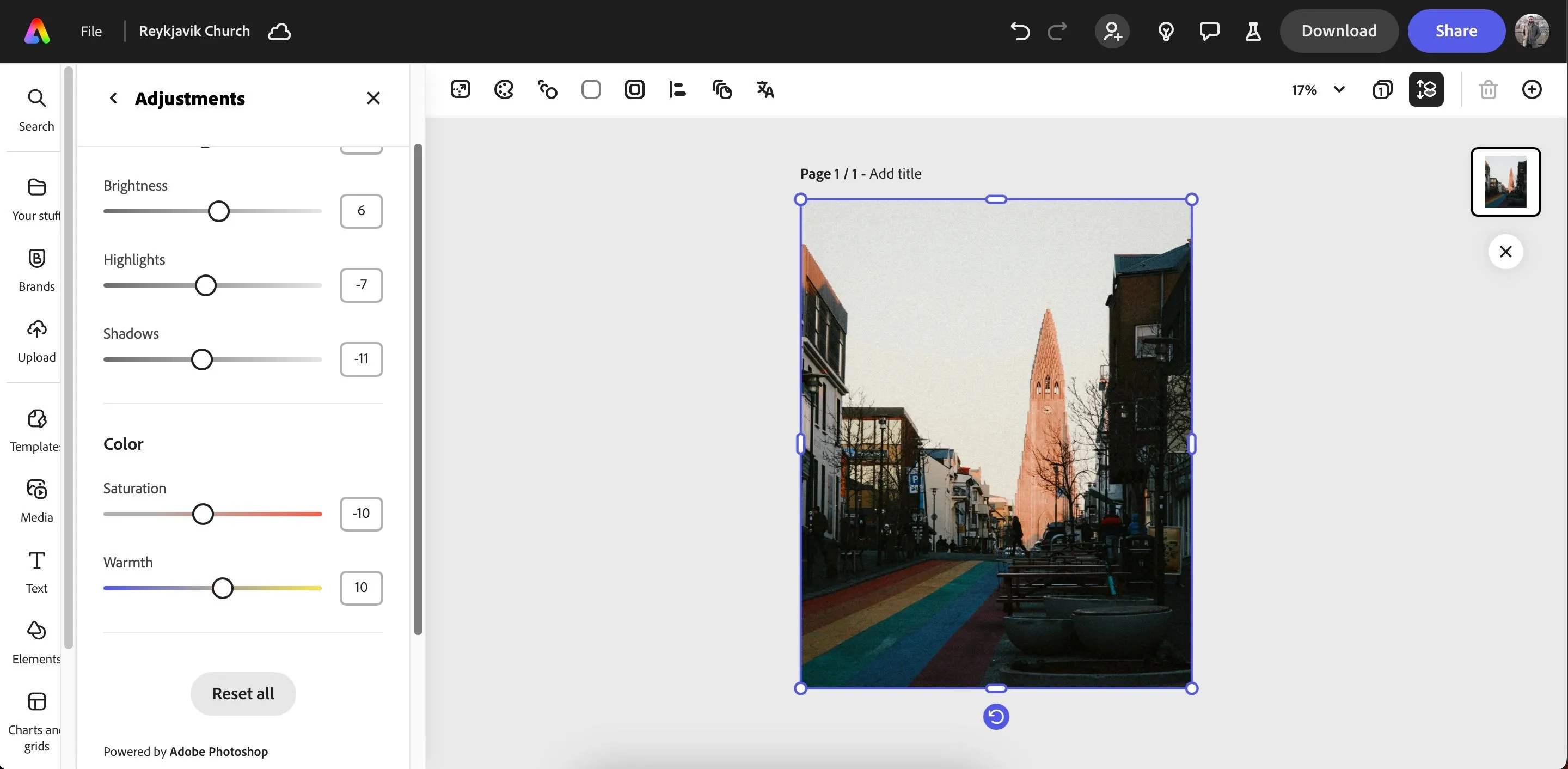 Chỉnh sửa ảnh và thiết kế đồ họa dễ dàng trên Adobe Express