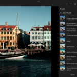 Chọn các preset khác nhau được đề xuất trong Lightroom CC