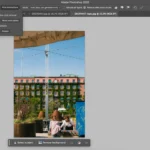 Công cụ One-Click Remove trong Photoshop 2025 giúp loại bỏ vật thể gây phân tâm