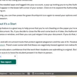 Cửa sổ bật lên của tính năng Grammarly Authorship mời người dùng bắt đầu theo dõi hoạt động viết