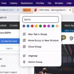 Đặt tên và chọn màu cho Nhóm Tab mới trong Chrome trên máy Mac