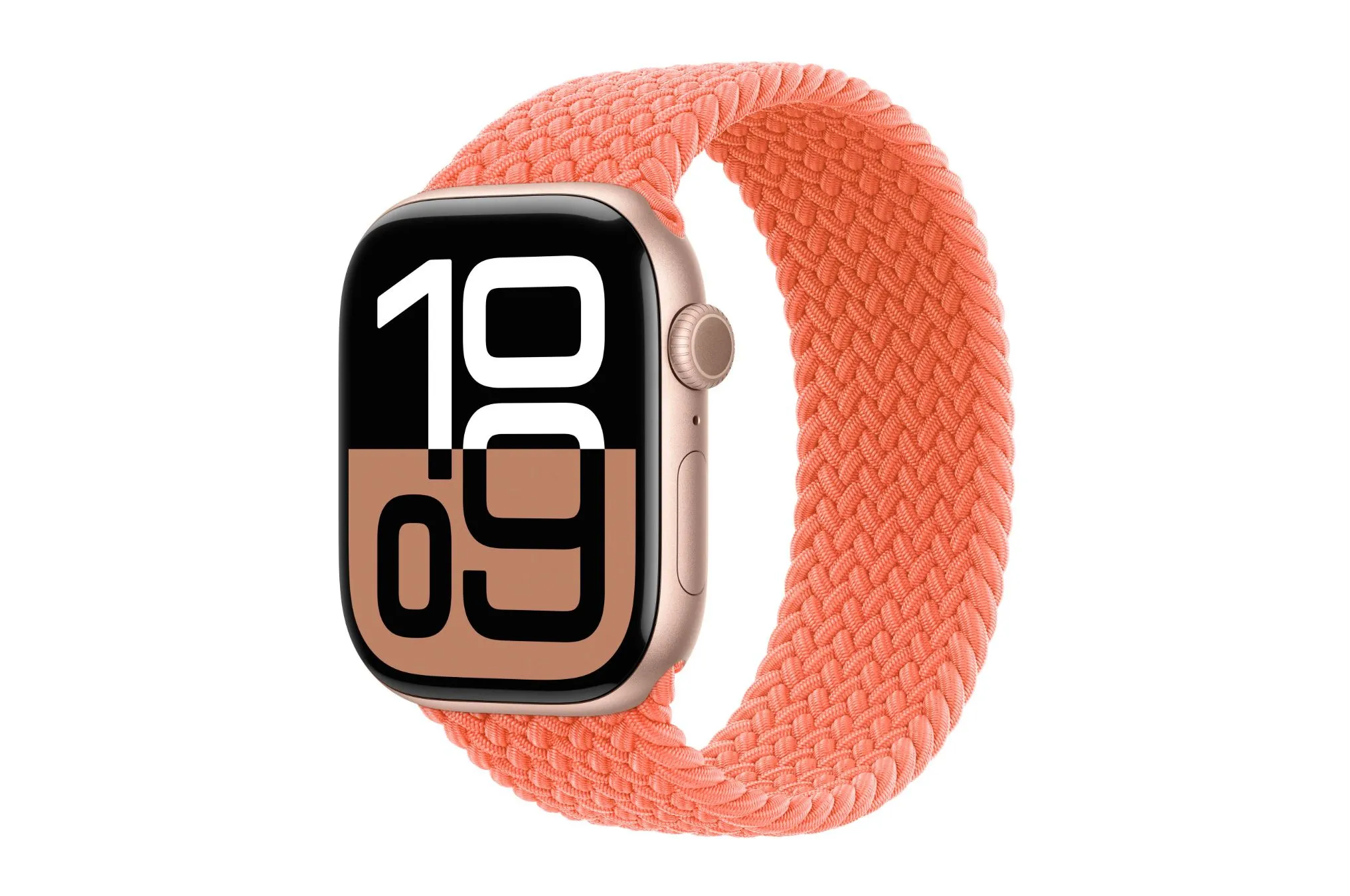 Dây đeo Apple Watch Braided Solo Loop màu Tangerine (Cam quýt) mới ra mắt