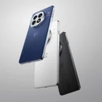 Điện thoại OnePlus 13 với nhiều màu sắc khác nhau, thể hiện dung lượng pin lớn từ công nghệ pin silicon carbon