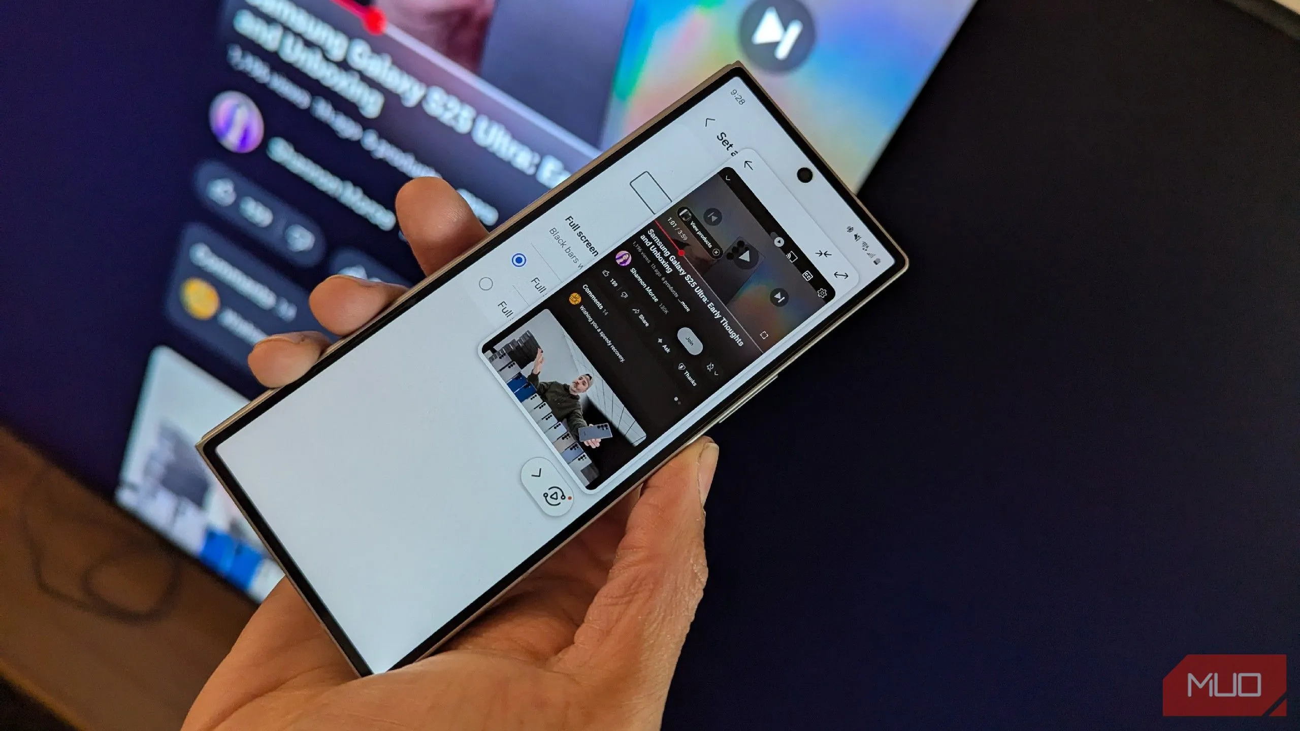 Điện thoại Samsung Galaxy truyền màn hình lên TV bằng tính năng Tap View