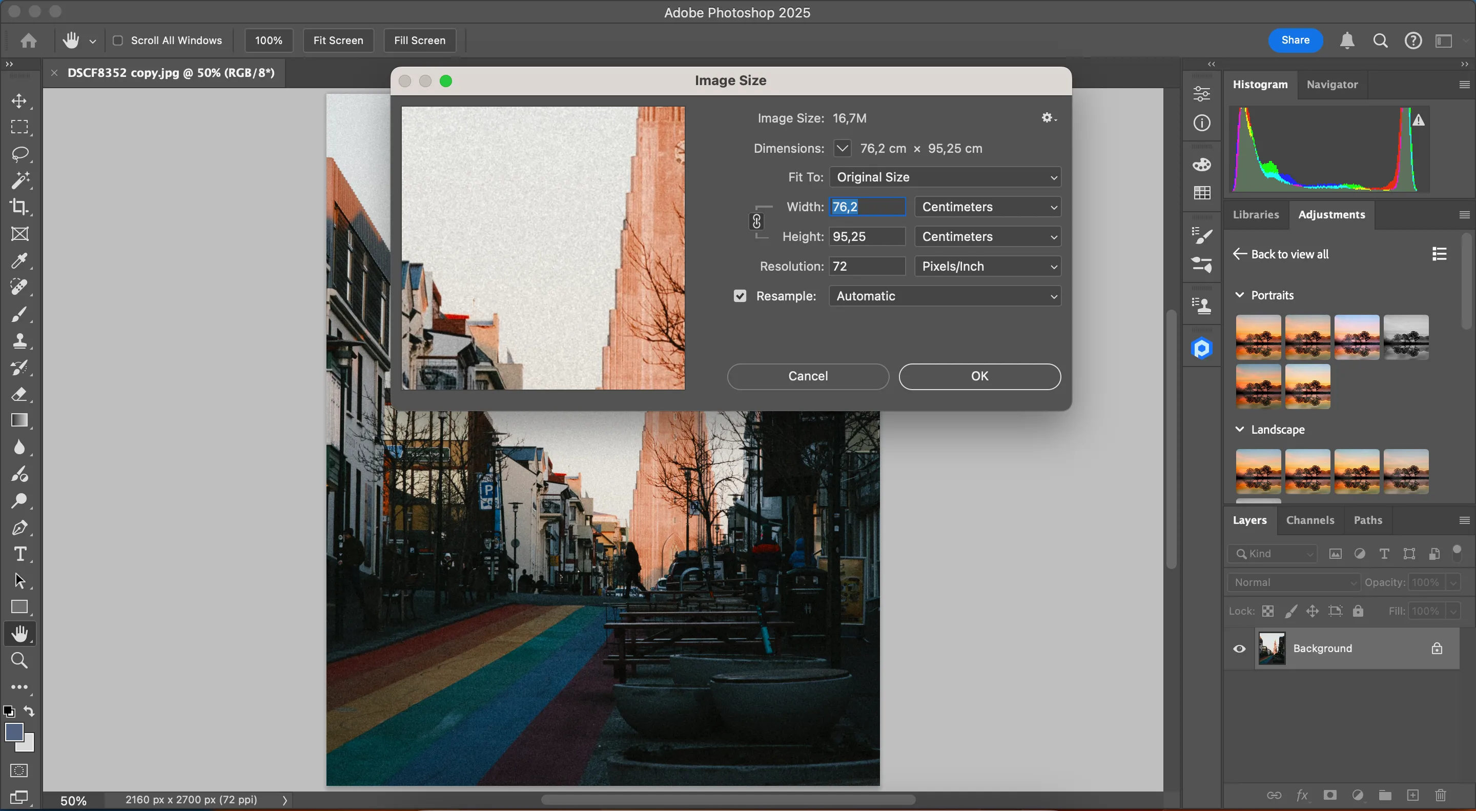 Điều chỉnh mật độ điểm ảnh (Pixels Per Inch) để tối ưu dung lượng file trong Photoshop