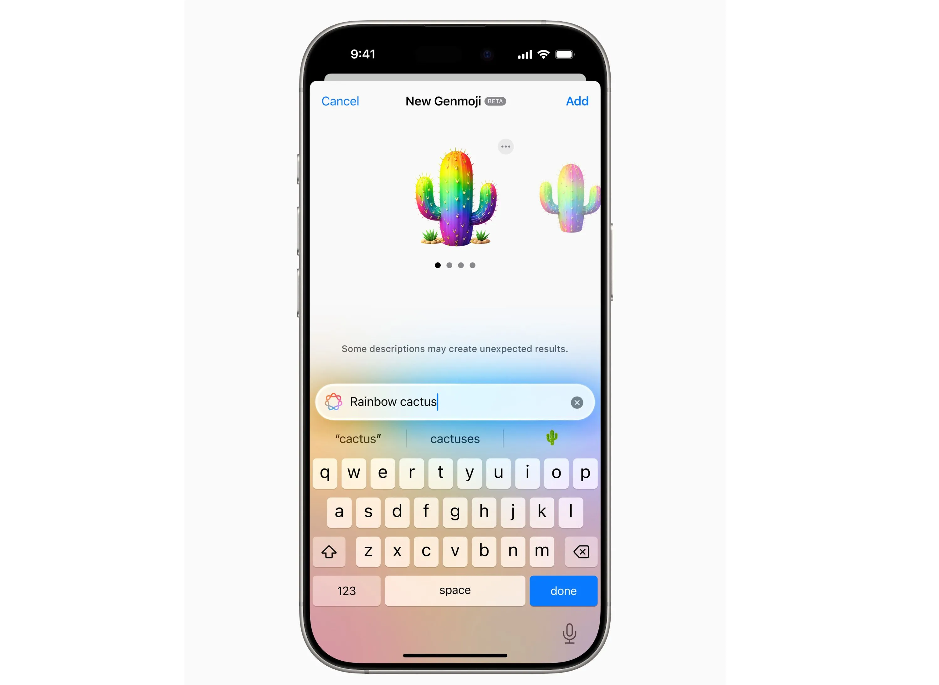 Genmoji: Cách tạo biểu tượng cảm xúc độc đáo bằng AI trên iOS 18.2