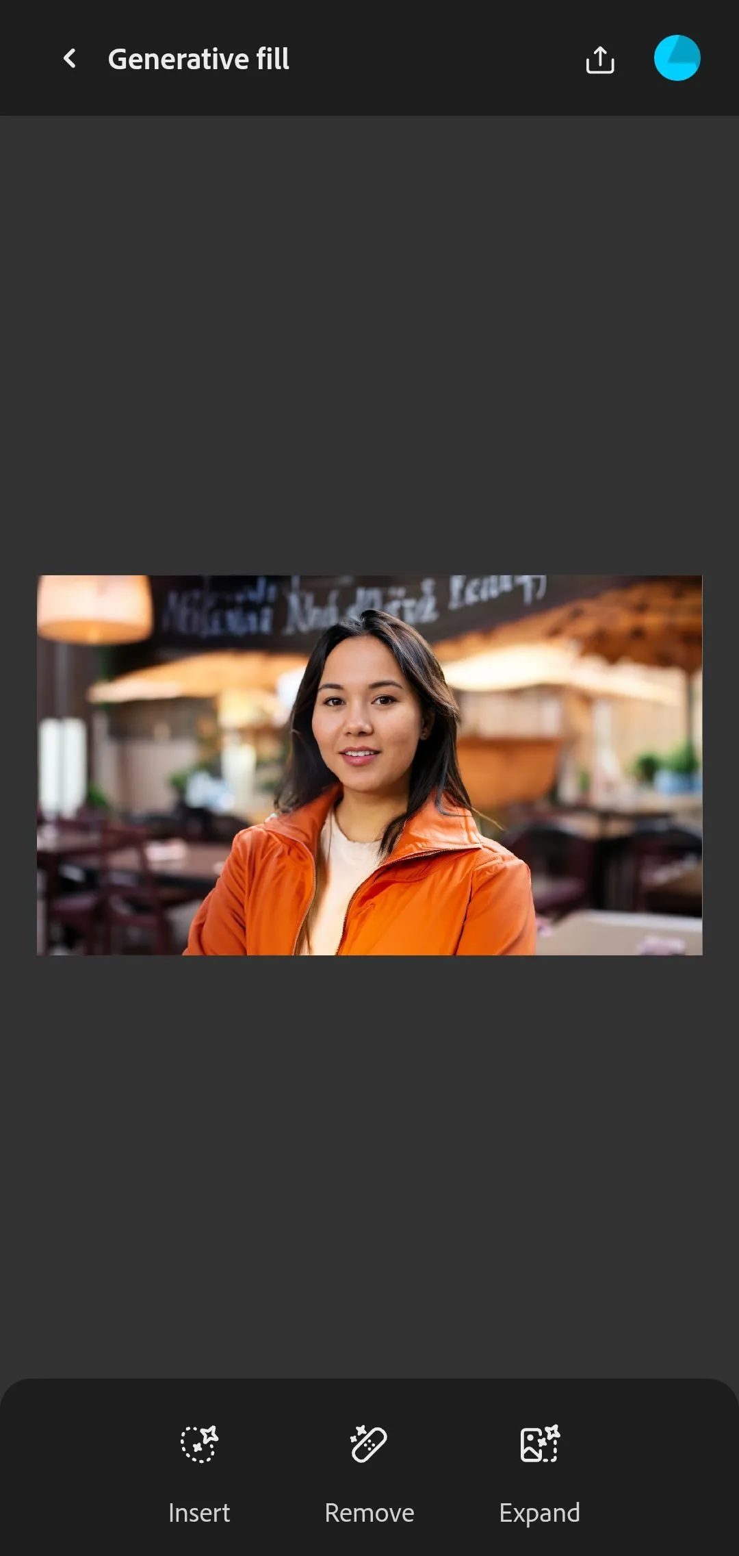 Giao diện biểu tượng Generative Fill trong Adobe Firefly