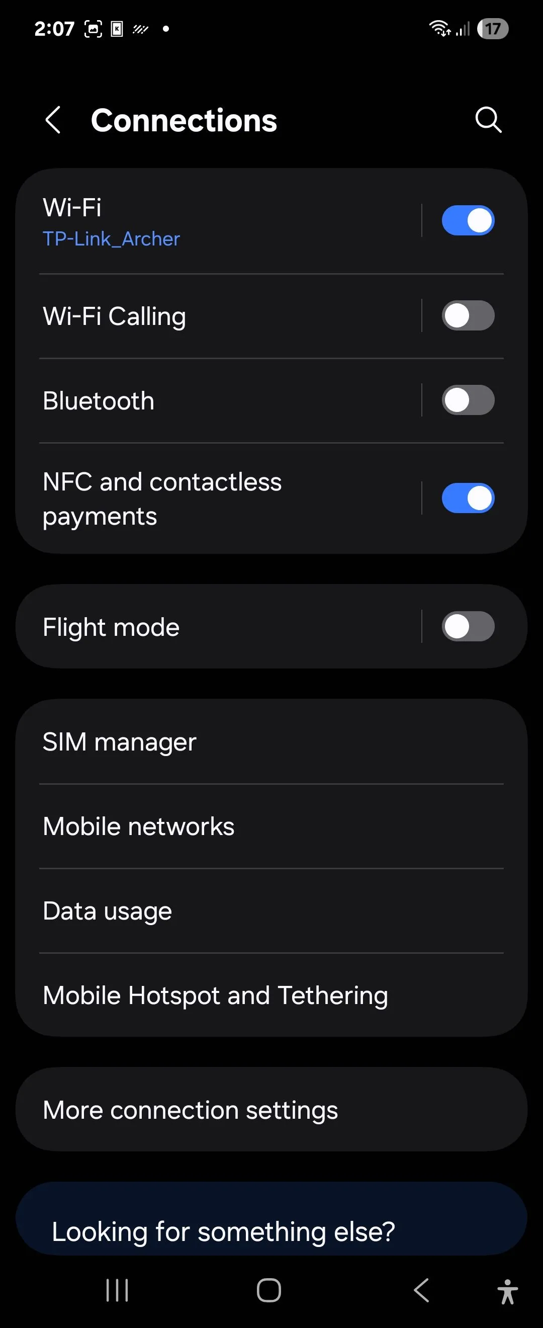 Giao diện cài đặt điểm phát sóng di động trên Android One UI 7