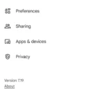 Giao diện cài đặt Sao lưu trong ứng dụng Google Photos trên Android, hiển thị tùy chọn "Hoàn tác sao lưu cho thiết bị này" để giải phóng dung lượng.