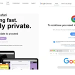Giao diện cập nhật trình duyệt Safari giả mạo của FrigidStealer malware
