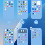 Giao diện chỉnh sửa các trang màn hình chính iPhone, cho phép ẩn hoặc xóa trang không dùng.
