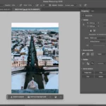 Giao diện công cụ chỉnh sửa chi tiết (retouching) trong Adobe Photoshop