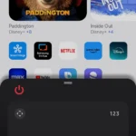 Giao diện điều khiển TV Samsung bằng ứng dụng SmartThings trên điện thoại