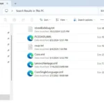 Giao diện File Explorer minh họa tìm kiếm file theo loại (kind)