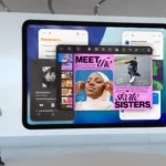 Giao diện iPadOS 26 hiển thị khả năng đa nhiệm linh hoạt với nhiều cửa sổ ứng dụng được sắp xếp