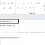 Giao diện khởi tạo bài thuyết trình PowerPoint, sẵn sàng cho việc sử dụng Copilot.