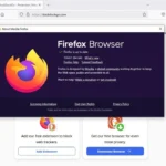Giao diện kiểm tra và cập nhật trình duyệt Mozilla Firefox