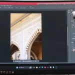 Giao diện người dùng Adobe Photoshop 2025 trên Windows 11 với các thanh công cụ và bảng điều khiển trực quan.