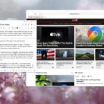 Giao diện Samsung DeX hiển thị ứng dụng Samsung Notes và trình duyệt Samsung Internet trên màn hình ngoài, minh họa khả năng làm việc như máy tính.
