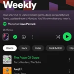 Giao diện Spotify Discover Weekly được cập nhật với các tùy chọn lọc playlist theo thể loại nhạc mới
