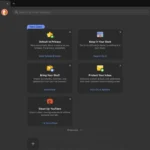 Giao diện tab mới của trình duyệt DuckDuckGo với thanh tìm kiếm và các tùy chọn bảo mật