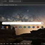 Giao diện tab mới của trình duyệt Microsoft Edge với khả năng hiển thị tin tức và công cụ tìm kiếm.