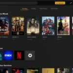 Giao diện tìm kiếm phim và chương trình TV trên trang Discover của Plex, thể hiện tính năng khám phá nội dung media từ xa