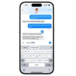 Giao diện tính năng Thay thế Văn bản chính thức của Apple trên iPhone