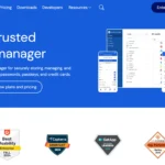 Giao diện trang chủ Bitwarden, phần mềm quản lý mật khẩu an toàn.