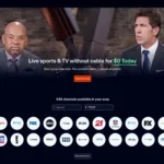 Giao diện trang web Fubo TV hiển thị thông tin về các gói dịch vụ và mức giá cập nhật
