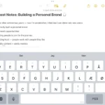 Giao diện ứng dụng Apple Notes trên iPhone với các ghi chú và danh sách