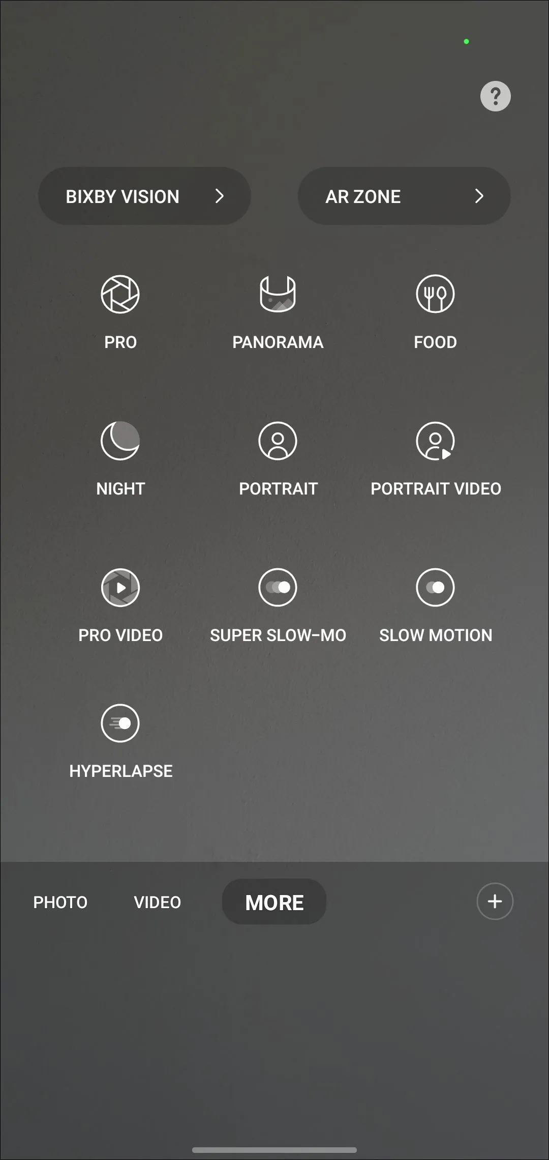 Giao diện ứng dụng camera trên điện thoại Android hiển thị tùy chọn chế độ quay Hyperlapse, một tính năng tương tự Time-lapse để ghi lại quá trình học tập