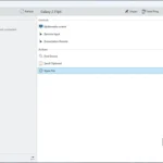 Giao diện ứng dụng KDE Connect đang mở trên Windows 11, hiển thị các tùy chọn kết nối và điều khiển thiết bị.