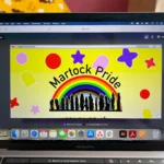 Giao diện xem trước website Martock Pride được thiết kế trực tiếp trên Canva